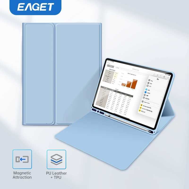 Eaget For iPad Air 4/5 Case 2022 109 10th 2020 Pro 11 with Pencil Holder Cover 2018 97 5/6th 2021 102 7/8/9/10th Generation C251208