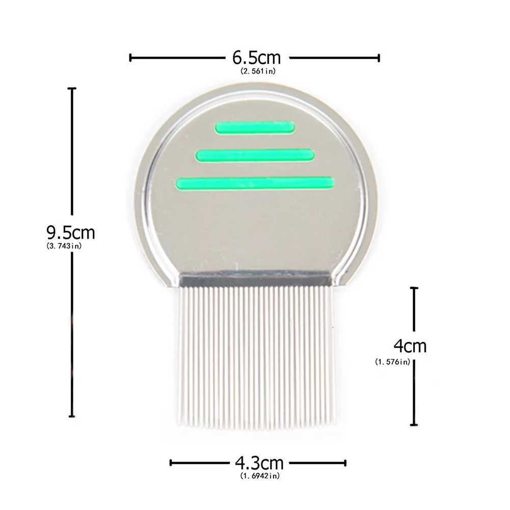Stainless Steel Terminator Lice Comb Children Hair Removal Headdress Super Density Teeth Remove Nits Comb Dog Brushes Accessory M251208 - view 4