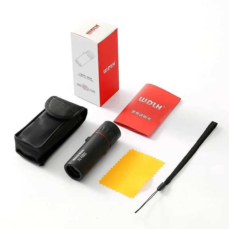 2000x24 HD Monocar Telescope Mini Portable Mobile Phone Telescope Outdoor Camping Hunting Birdwatching Telescopes C251208
