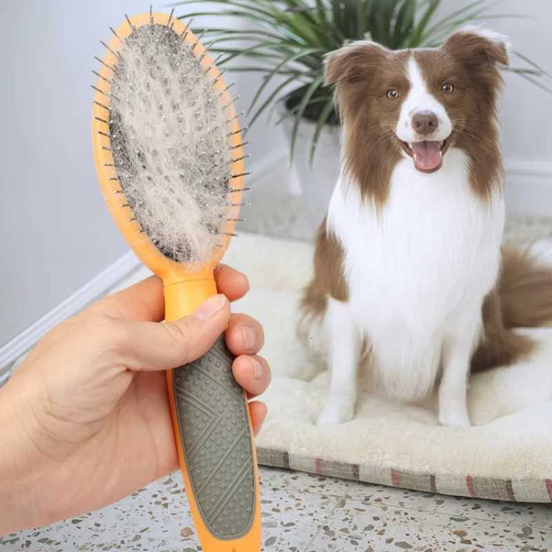 Dog Comb Double-sided Combs for Cats Cleaning Tools Massage Dog Grooming Brush Long Hair Cat Brush Pet Products M251208
