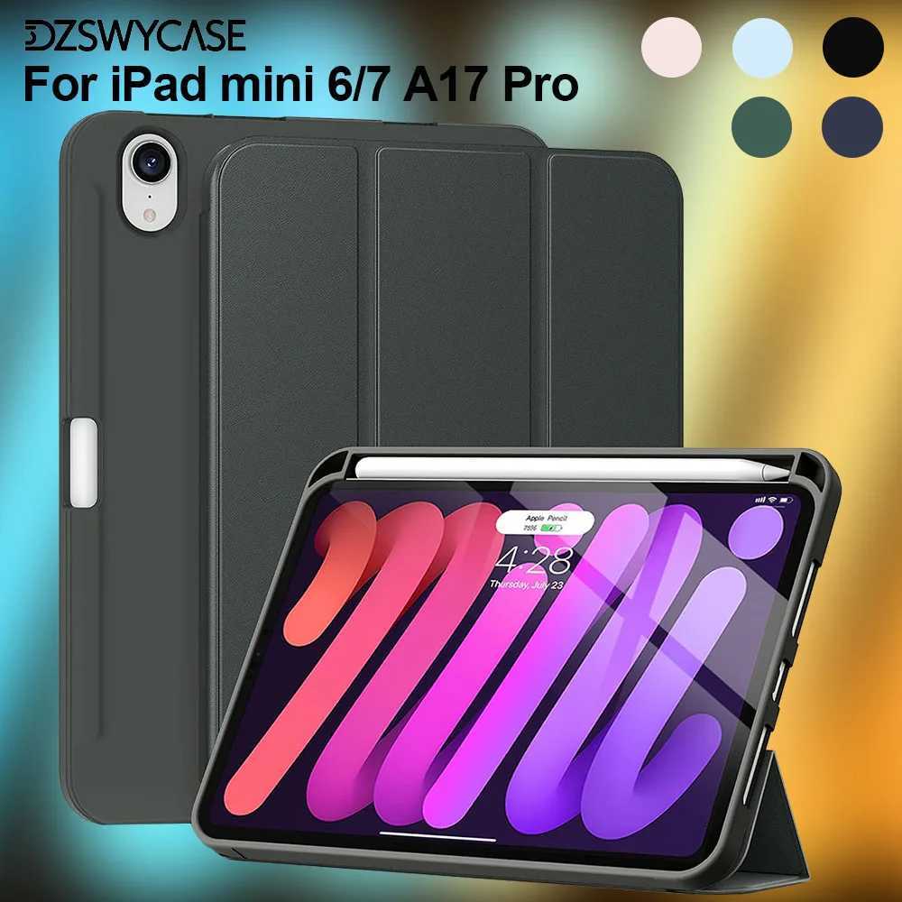 For iPad Mini 7 A17 Pro Case 2024 for iPad Mini 6 Case 2021 with Pencil Holder Cover for iPad Mini 7th/6th Generation 83 inch C251208