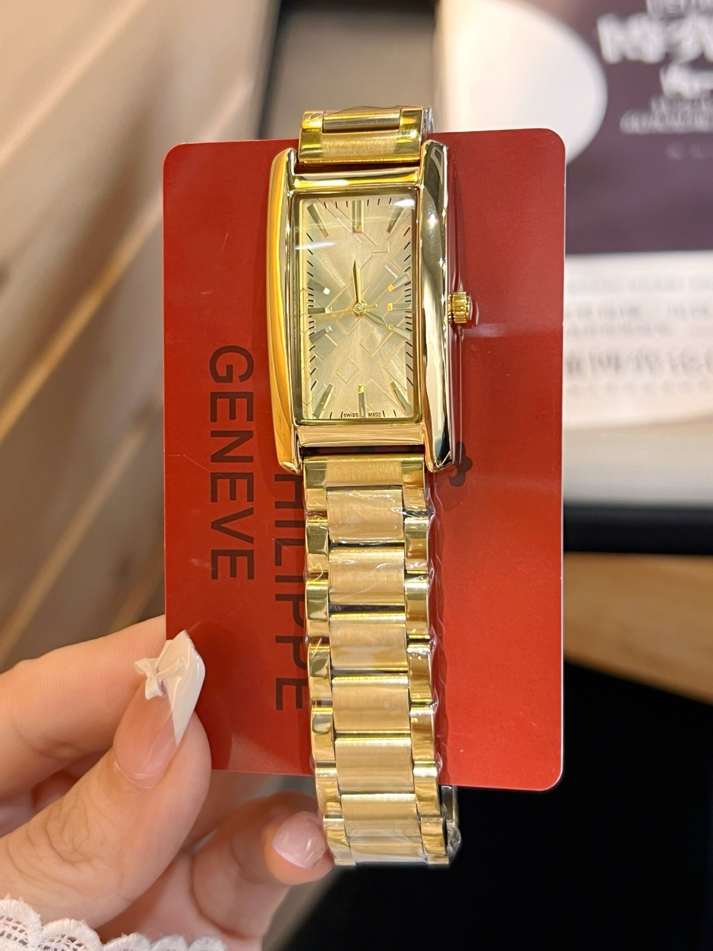 Luxury women's Bracelet BVLGARIttiy Women's watch Quartz Watch rectangle watch Top brand Diamond Stainless Steel watch Ladies Christmas Valentine's Day gift