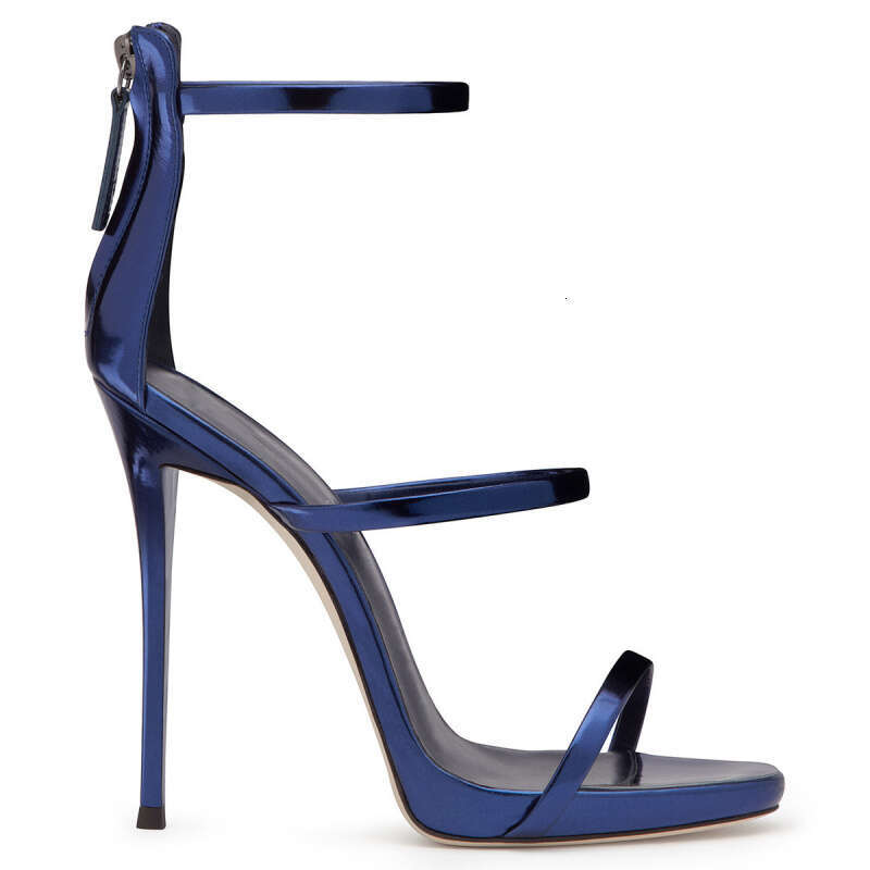 Ultra-High Stiletto Heels Ankle Strap Buckle Heeled Sandals With Open Round Toe, Thick Platform Suitable For Daily & Party Dress - Euro Style S - view 3