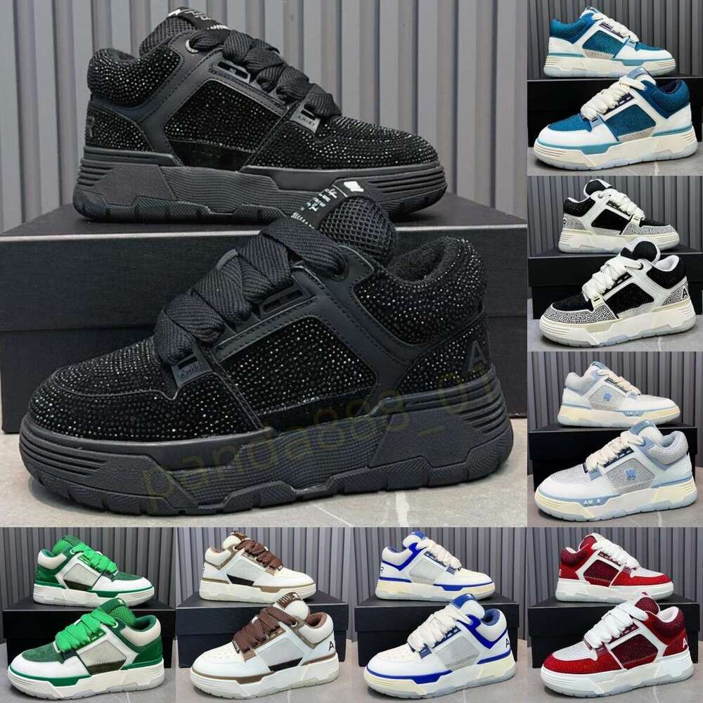 AAAAA am top-quality ma-1 designer skeltop2 best selling couple's bone shoes men women am brand shoes leather mesh daily outfit various color styles complete