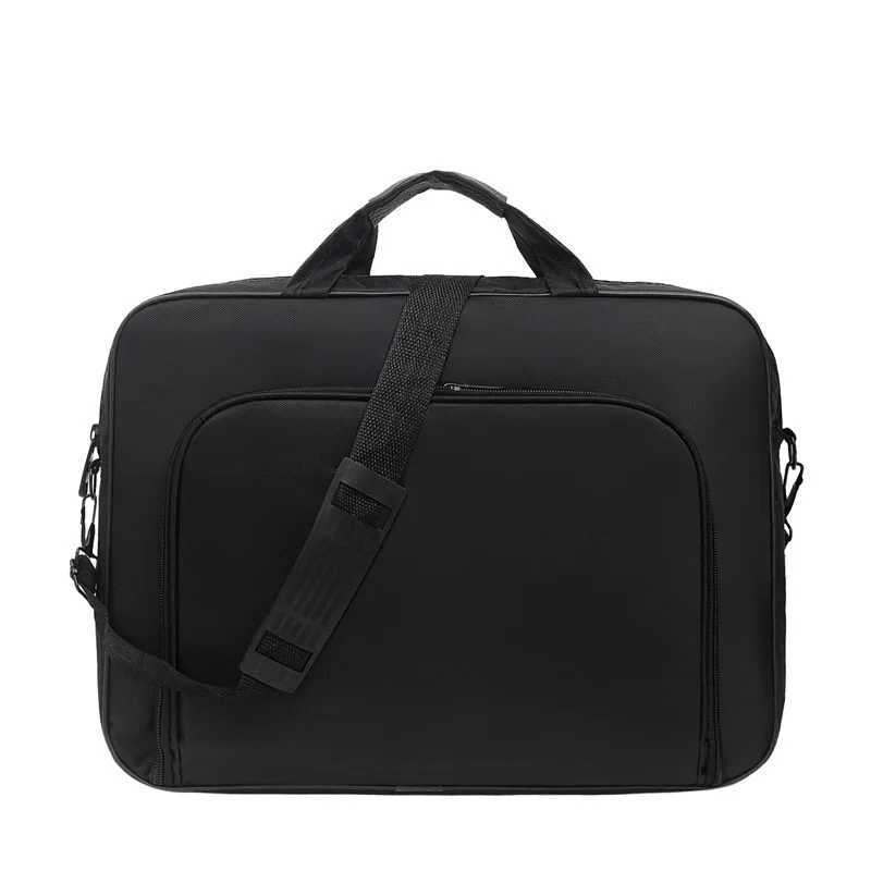 Business Laptop Bag 156 Inch 17 Inch Portable Nylon Computer Handbags Laptop Shoulder Simple Style Handbag Zipper ShoulderbagT251208