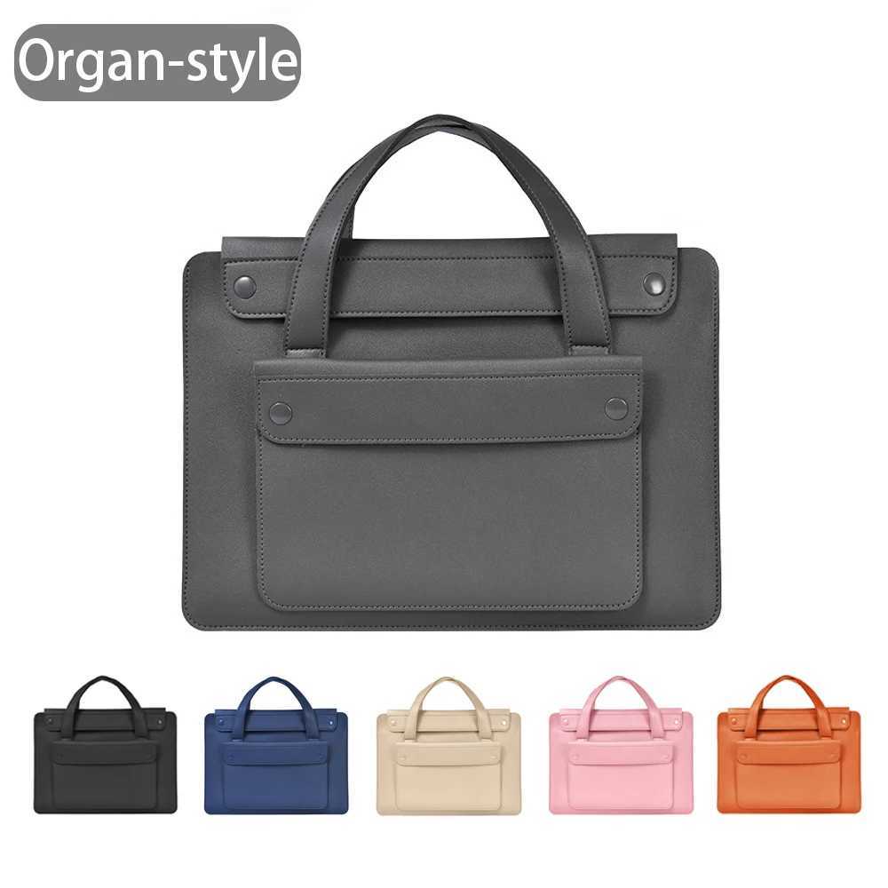 PU Laptop Bag for MacBook Air 13 Pro 14 16 Lenovo Samsung DELL HP 13/14/15/16 Inch Notebook Simple Liner Bag Computer SleeveT251208