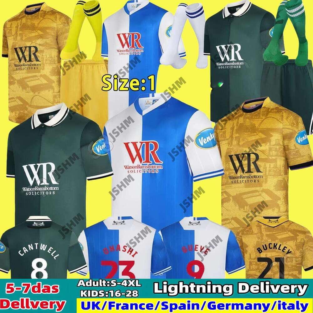 25/26 BlackburnS Rovers Soccer Jerseys HEDGES GALLAGHER TRAVIS TRONSTAD Football Shirts SIGURDSSON PICKERING