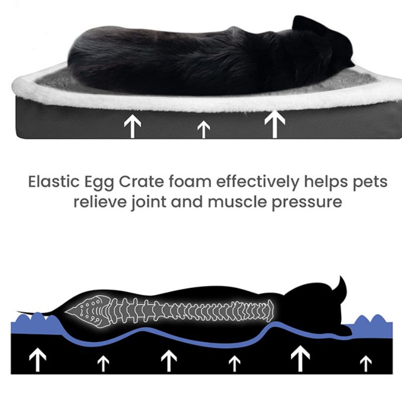 Dog Bed Mat with Zipper Remolvable Elastic Cat Bed for Dog Sleeping Mat Small Washable Cat Nest Pet Sofa Cushion for Medium Dog - view 5