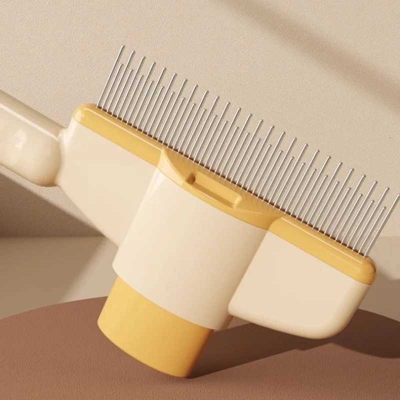 Pet Cat Comb Cat Dog Hair Remover Brush Cat Hair Grooming And Care Comb For Long Hair Dog Pet Brush Hair Removal Cleaning Tool M251208 - view 7