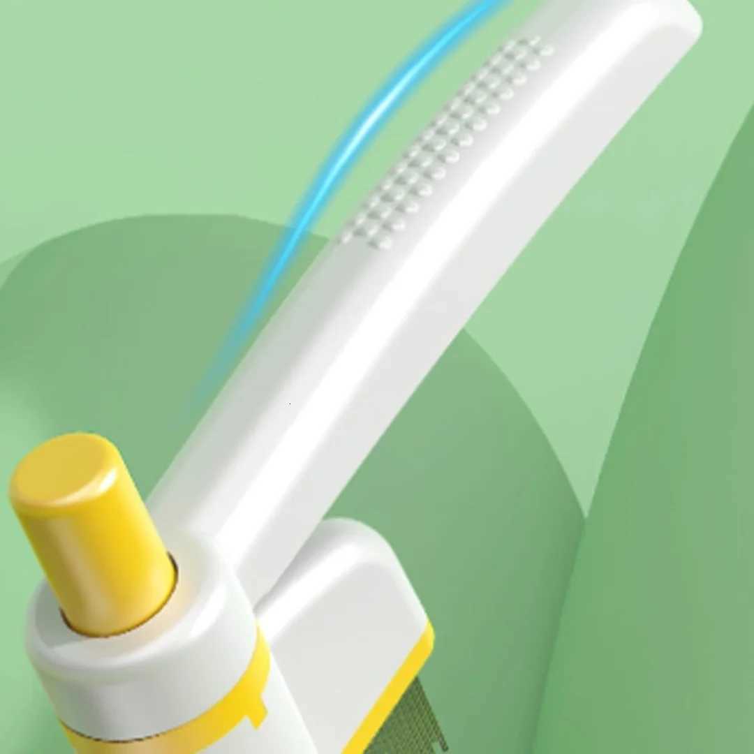 Pets Grooming Comb - Dog Hair Comb Rotation Design Pet Grommer Comb with Release Button M251208 - view 7
