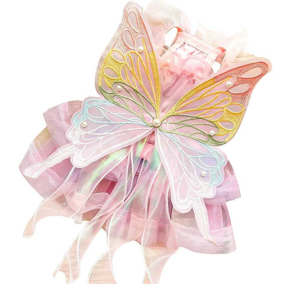 Pet Dog Butterfly Princess Dress Wedding Dress Dog Cat Clothes Supplies Dog Skirt M251208