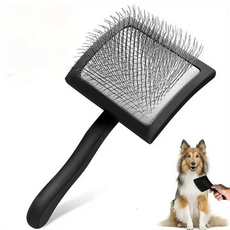 1Pc Extra Long Pin Dog Slicker Brush For Grooming Doodle Hair Shedding Pet Grooming Brush for Cats and Dogs Combs M251208