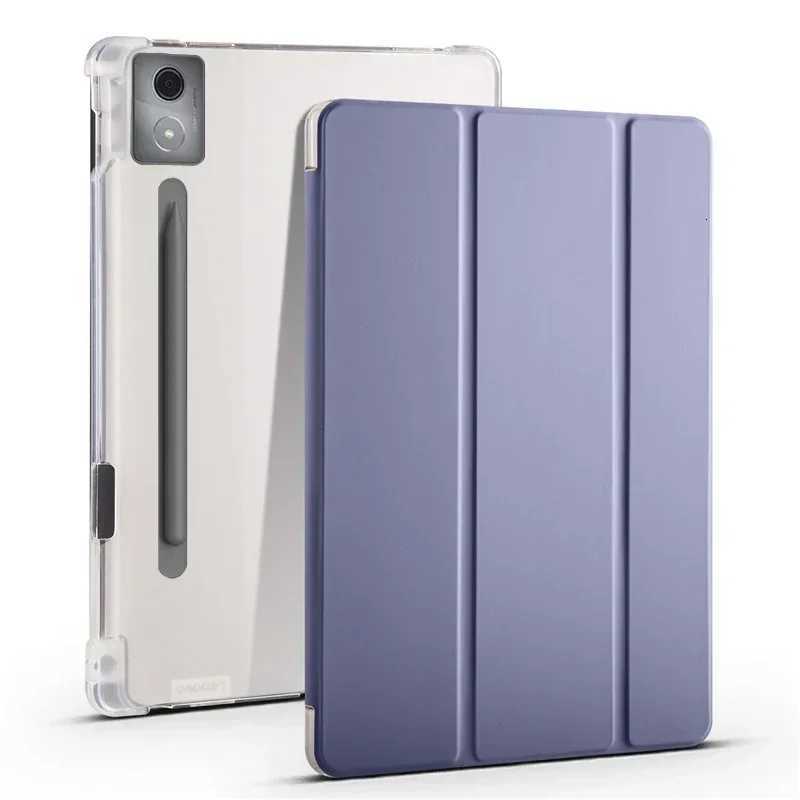 Trifold PU Leather Soft Back Stand Cover For Tab P12 Case Cover For Xiaoxin Pad Pro 127 2023 tb370fu tb371fc C251208