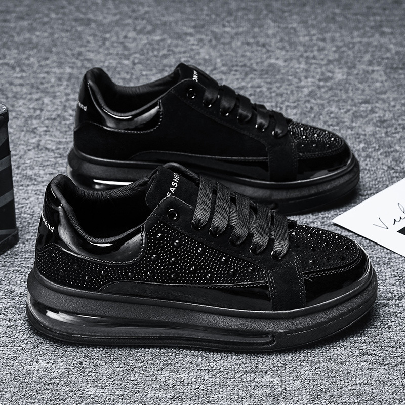 Free shipping designer shoes Men comfortable and trendy soft soled sports and leisure shoes men thick soled height increasing running shoes Interactiv