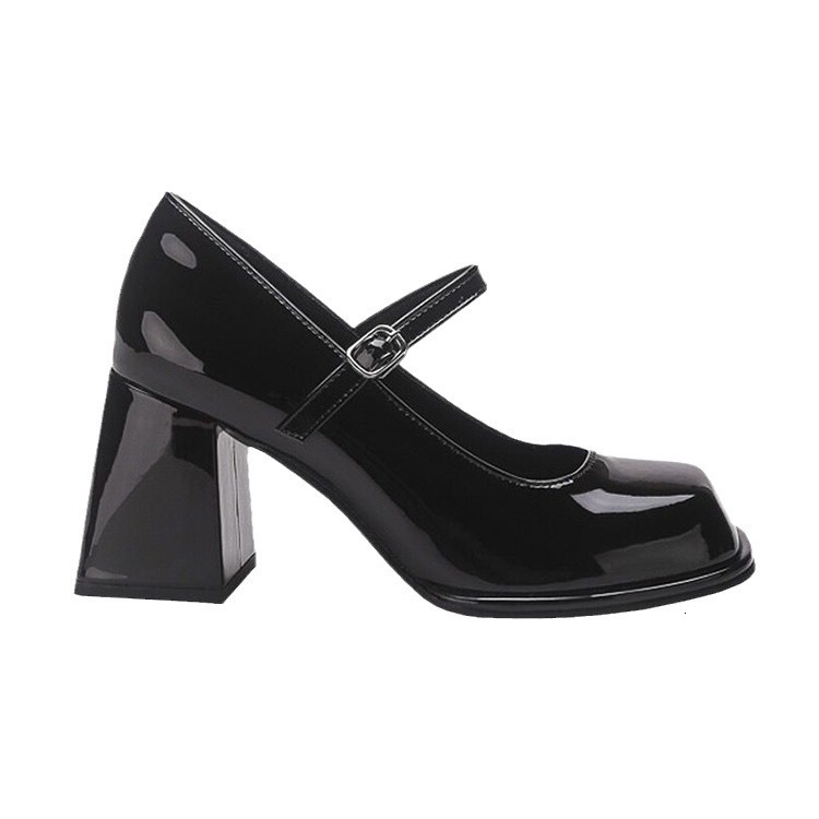 STAOXINDIKE Fashion New Style Outdoor Casual Low Heel Wedge Shoes Leather Suede Black Strap Formal Style Accurate Size Narrow Style Luxurious Economic