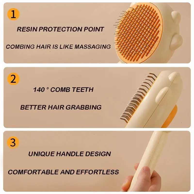 Cat Combs Pet Grooming Needle Brush Magic Massage Comb Pets General Supplies For Cat Dog Cleaning Care M251208 - view 7