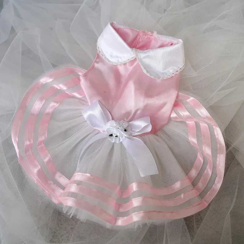 Princess Pet Clothes Spring Summer Dog Dress Clothes For Small Dogs Wedding Skirt Butterfly Puppy Cat Dresses M251208