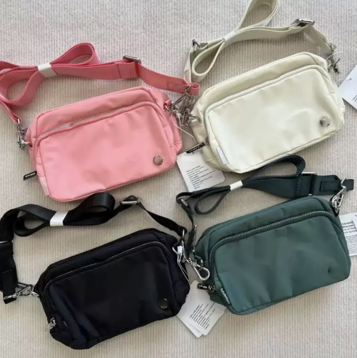 2024 New Everywhere Crossbody Bag 2L Belt bag for Women Belt Bag Fanny Pack with Adjustable Strap