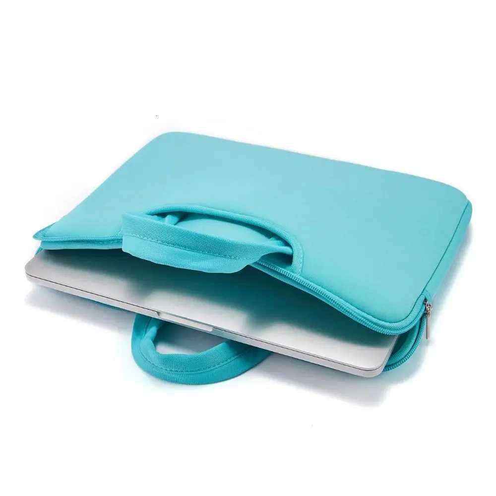 With Handle Portable Laptop Bags Lightweight Ultra Thin Laptop Case Soft Material Multi-Layer Notebook Sleeve Business BriefcaseT251208