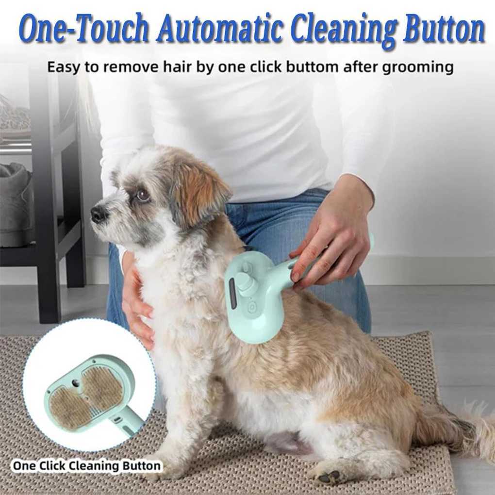 Steam Spray Dog Grooming Brush Unique Steam Brush For Dogs Luxury Grooming Brush Dog Steam Brush C M251208 - view 4