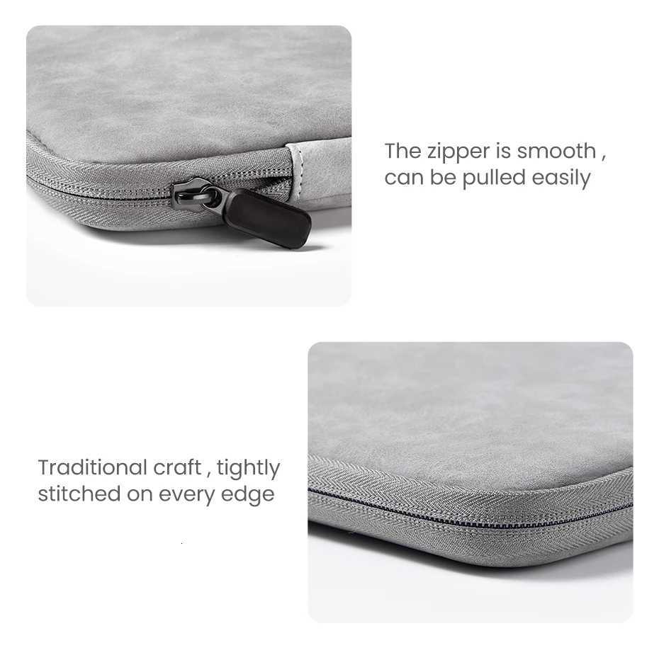 Laptop Sleeve Bag for Macbook Air Pro 13 133 14 154 156 Inch Notebook Pouch for Lenovo Asus HP Dell Portable Bag CoverT251208