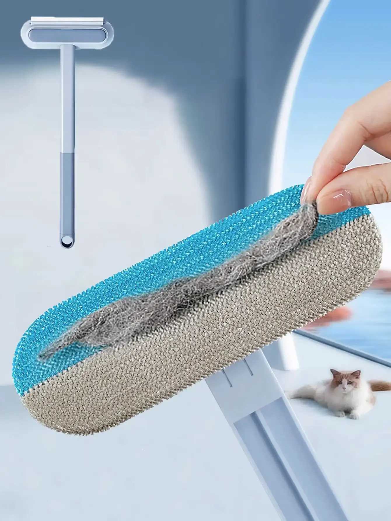 1PC Pet Multi Functional Hair Removal Brush Sofa Carpet Wiping Window Hair Removal Cat Hair Dog Hair Adhesive M251208 - view 6