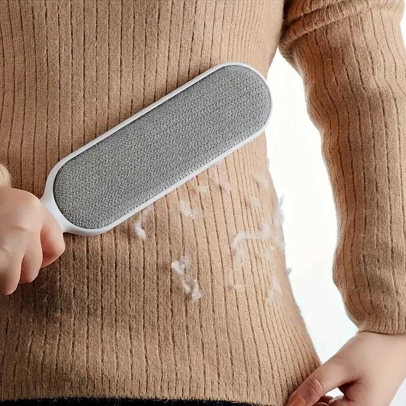 Reusable Pet Hair Removal Brush-Double-Sided Electrostatic Adsorption Suitable for Cats and Dogs Ideal for Furniture Clothing M251208 - view 1