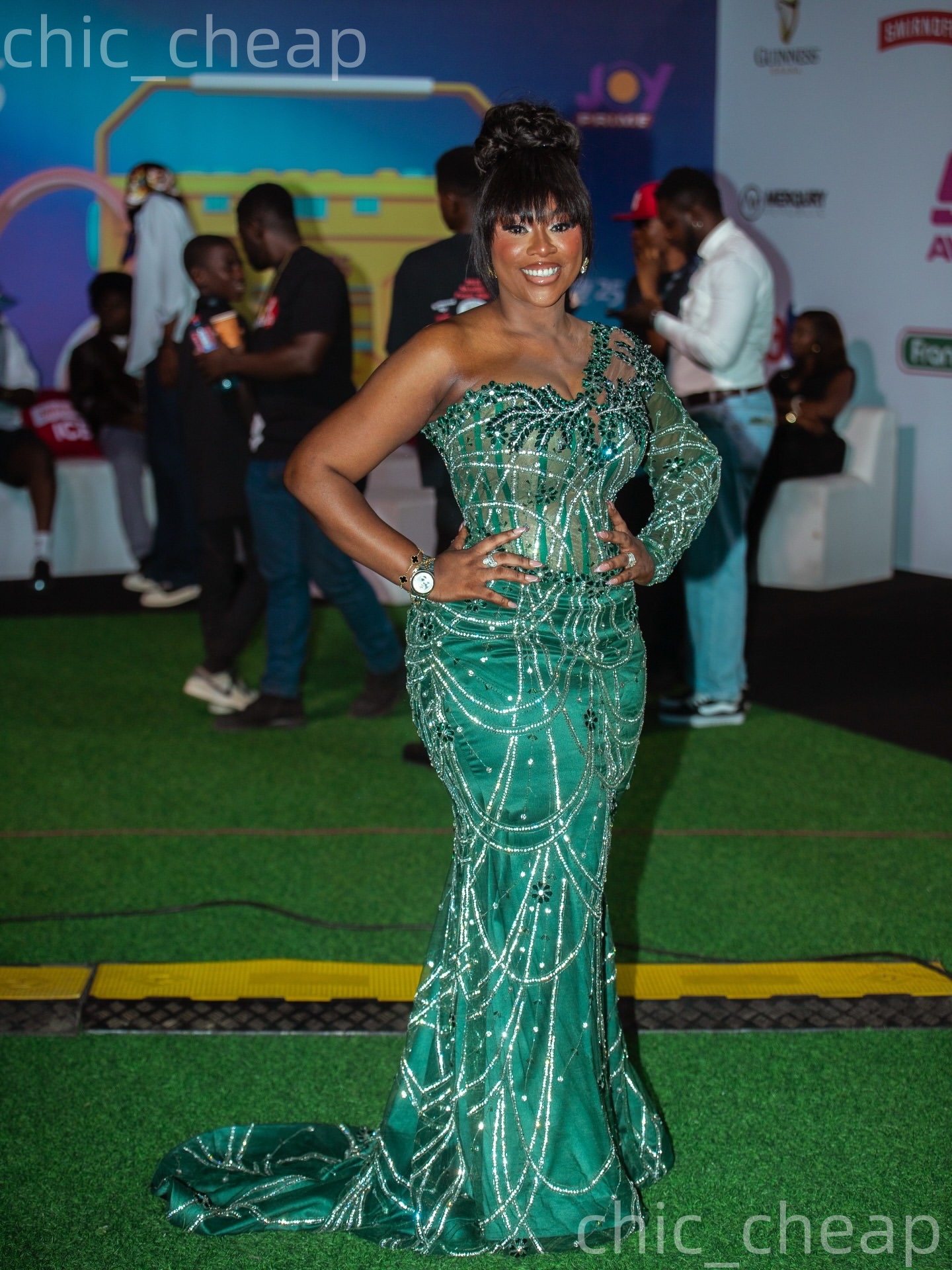 Aso Ebi Hunter Green Mermaid Prom Dresses 2026 One Shoulder Crystals Evening Formal Party Second Birthday Engagement Gowns Plus Size Dress For Special