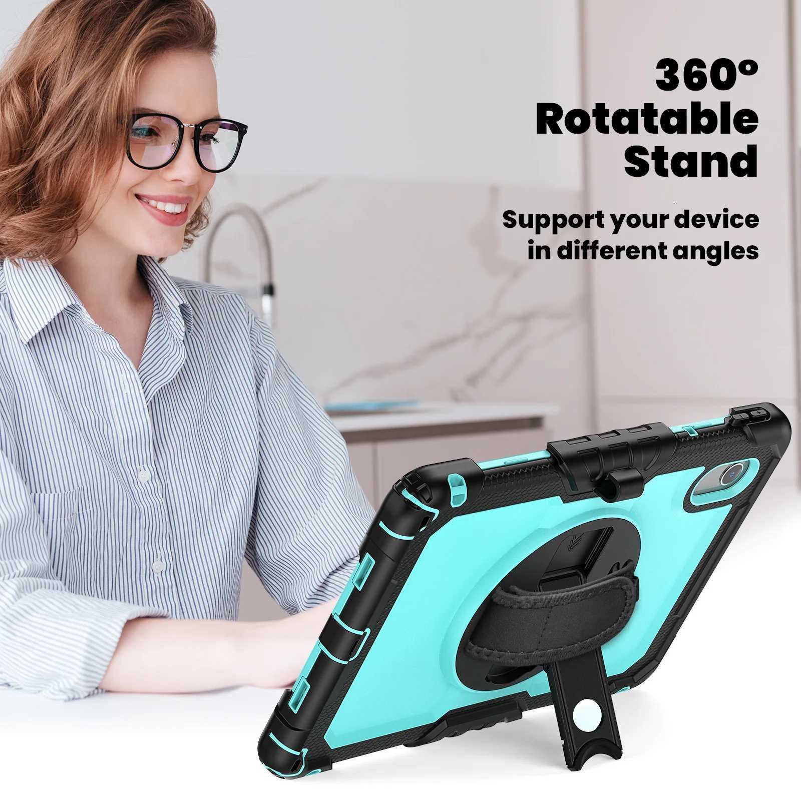 Shockproof Case For Xiaoxin Pad 11 2025 TB336FU TB336ZU 2024 Tab M11 K11 TB330FU or Kickstand CoverShoder Strap C251208