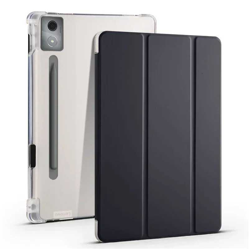 Trifold PU Leather Soft Back Stand Cover For Tab P12 Case Cover For Xiaoxin Pad Pro 127 2023 tb370fu tb371fc C251208