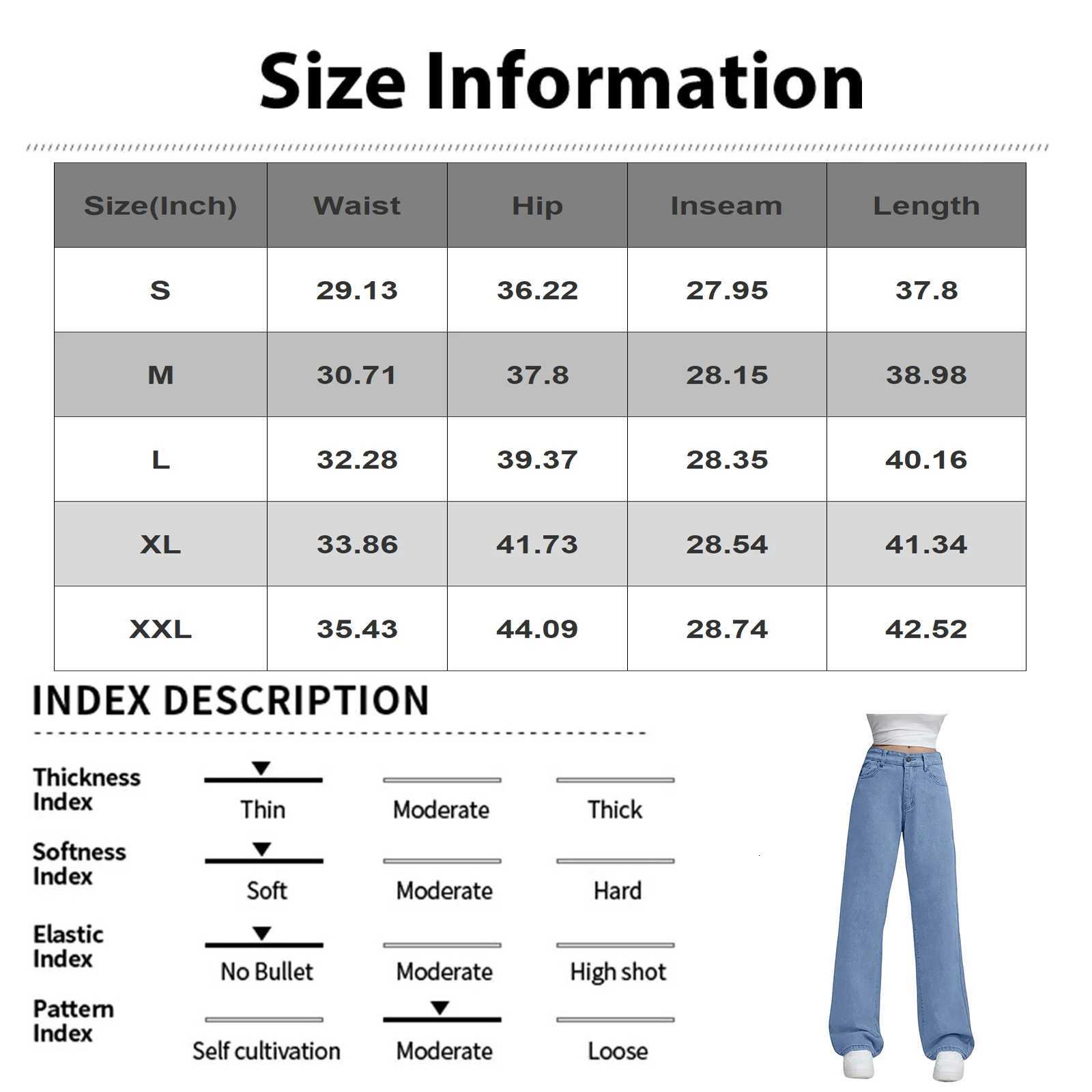 Ladies High Waisted Straight Leg Pants Loose Casual Pants Comfortable And Fashionable Jeans Suitable For Daily WearT251208