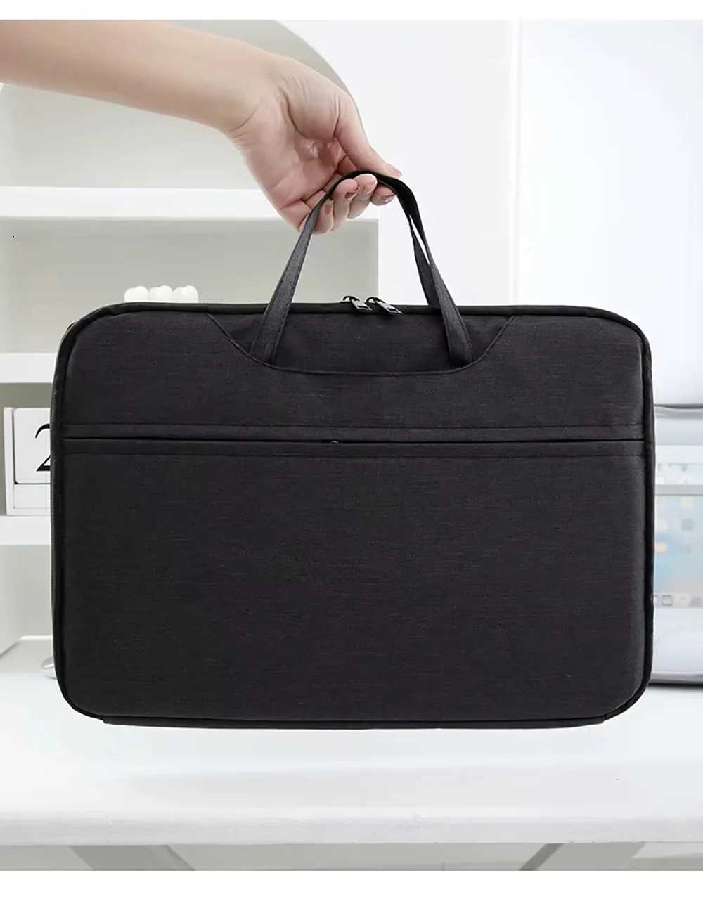 Laptop Bag For Xiaomi Lenovo Dell HP Notebook Computer Laptop Sleeve Case For Macbook Air Pro 13 14 142 15 156 Inch Handle BagT251208