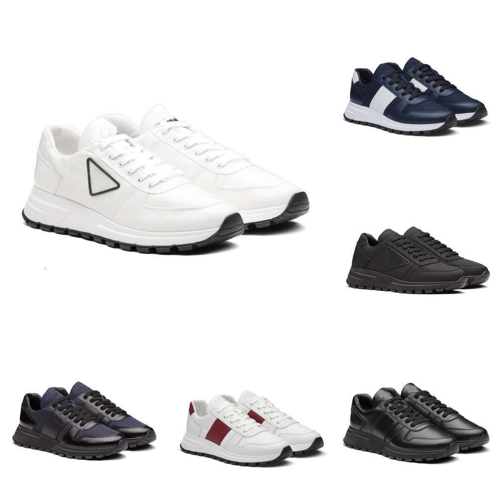 designer mens shoe casual stylish prax 1 sneakers shoes nylon brushed leather men knit fabric runner mesh trainers man outdoor walking running sports trainers