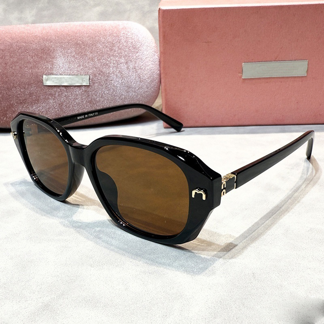 12A sunglasses designer sunglasses high quality luxury sunglasses for women letter UV400 metallic Rectangle sunglasses Valentine Day gift 8 colour box good