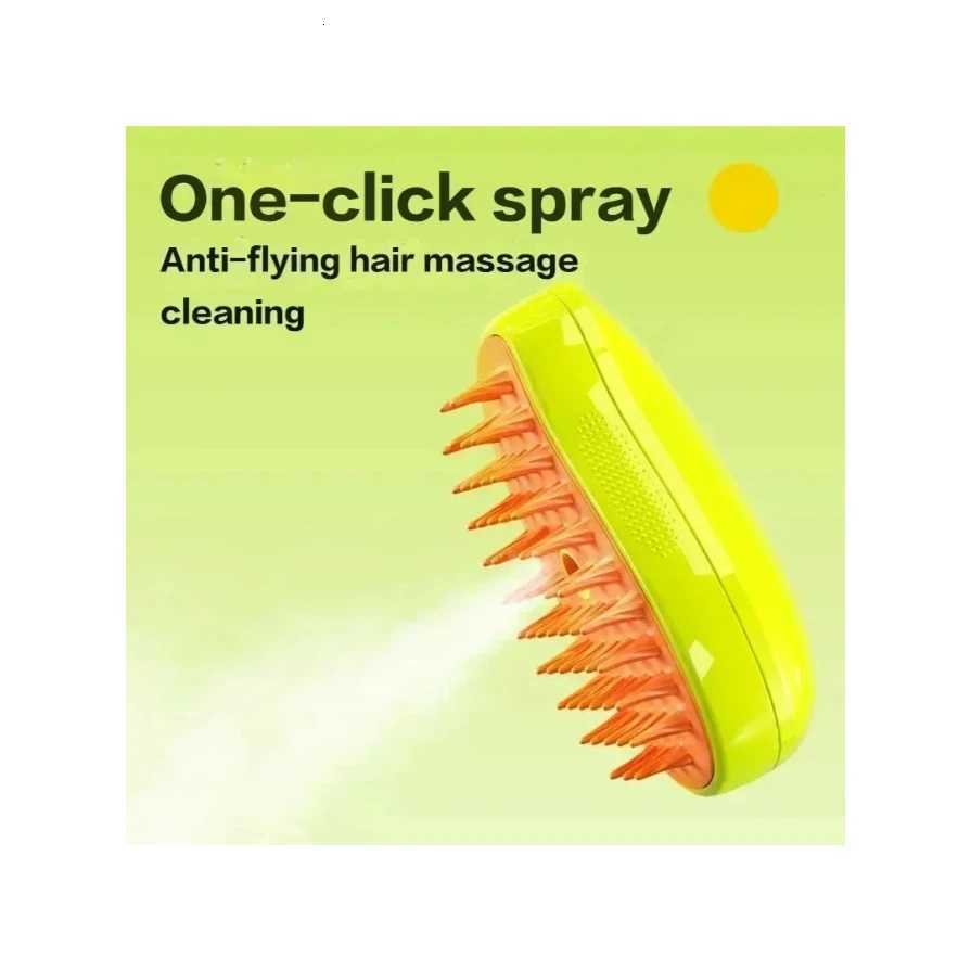 Cat Dog Steamy Brush Steam Brush Electric Sprayer for Massage Pet Grooming tool Shedding 3 in 1 Electric Sprays Massage Combs M251208 - view 5