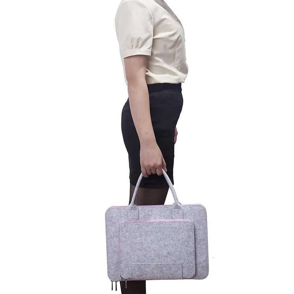 11/13/156/17 Inch Laptop Bag Felt Laptop Sleeve Notebook Computer Case Carrying Bag Pouch with Handle for Asus / LenovoT251208