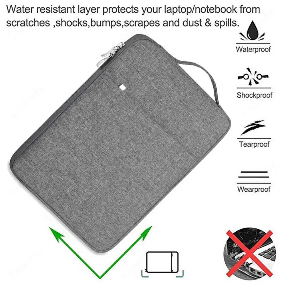 Laptop Sleeve Handbag Case for HP 133 135 14 156 16 Waterproof zipper Portable Notebook Cover for HP 116 125 BagT251208