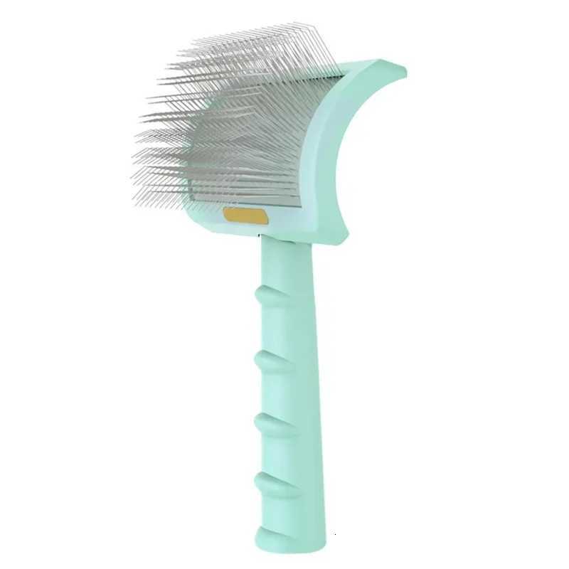 Pet Grooming Comb Shedding Hair Remove Needle Brush Slicker Massage Easy To Cleaning Large Dog Cat Fluffy Hair Tool Pet Supplies M251208 - view 6
