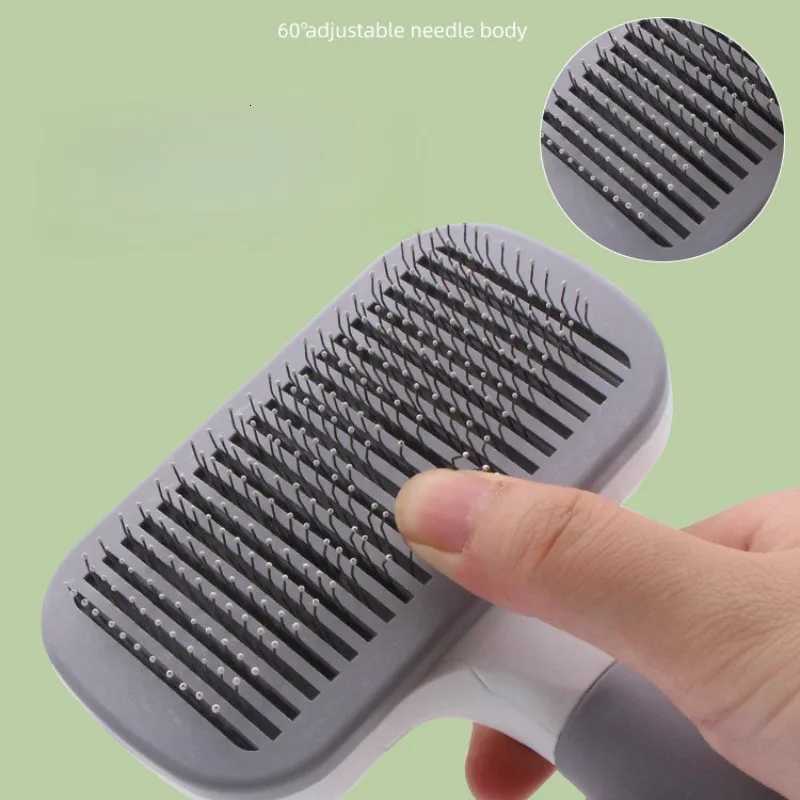 Dog Hair Remover Brush Cat Dog Grooming and Care Comb for Long Haired Pets Cleaning Bath Brush Pet Supplies M251208 - view 5