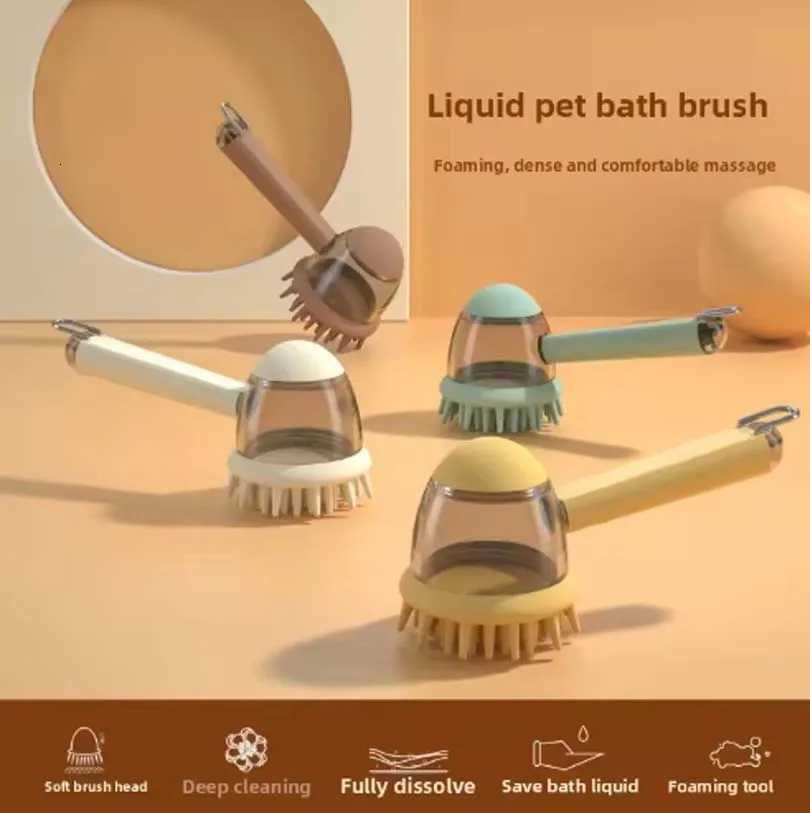 Multifunctional new pet bath brush dog massage bath brush cleaning supplies M251208