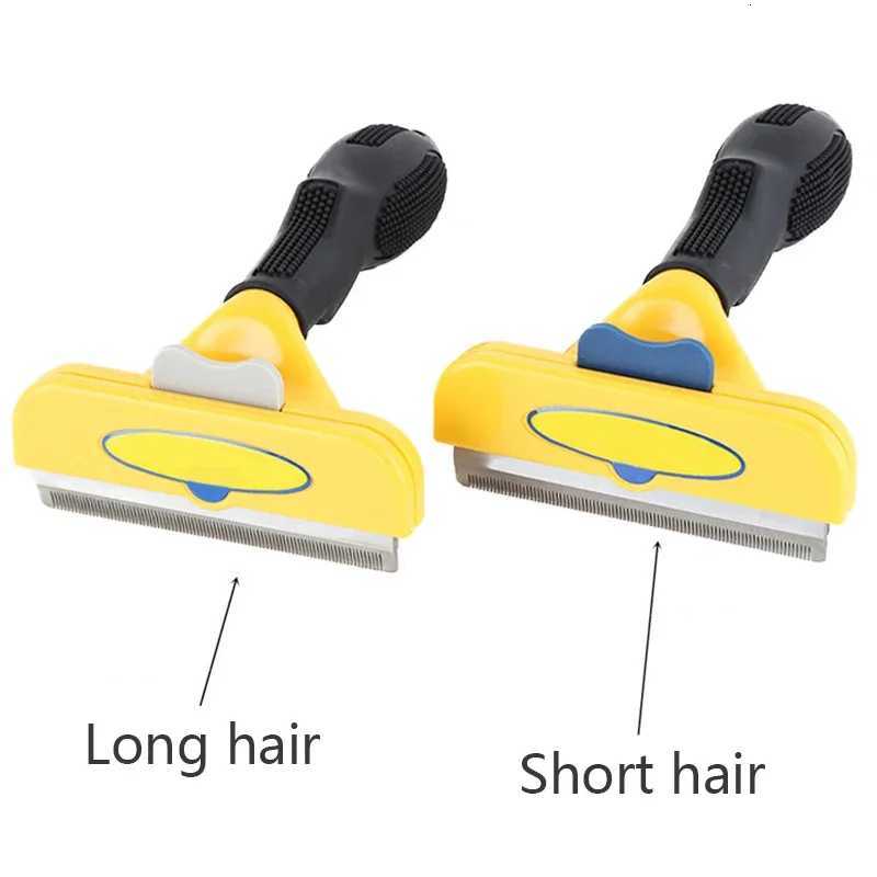 Pet Cat Hair Removal Combs Pet Grooming Brush Dogs Cats Hair Shedding Massage Combs Cat Hair Remover Cleaning Grooming Cat Brush M251208 - view 5