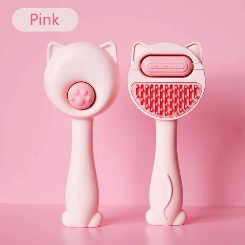 Pet Steam Massage Brush Dog Comb Soft Round Head Hair Removal Comb Safe for Cats And Dogs Universal Grooming Accessory M251208 - view 7