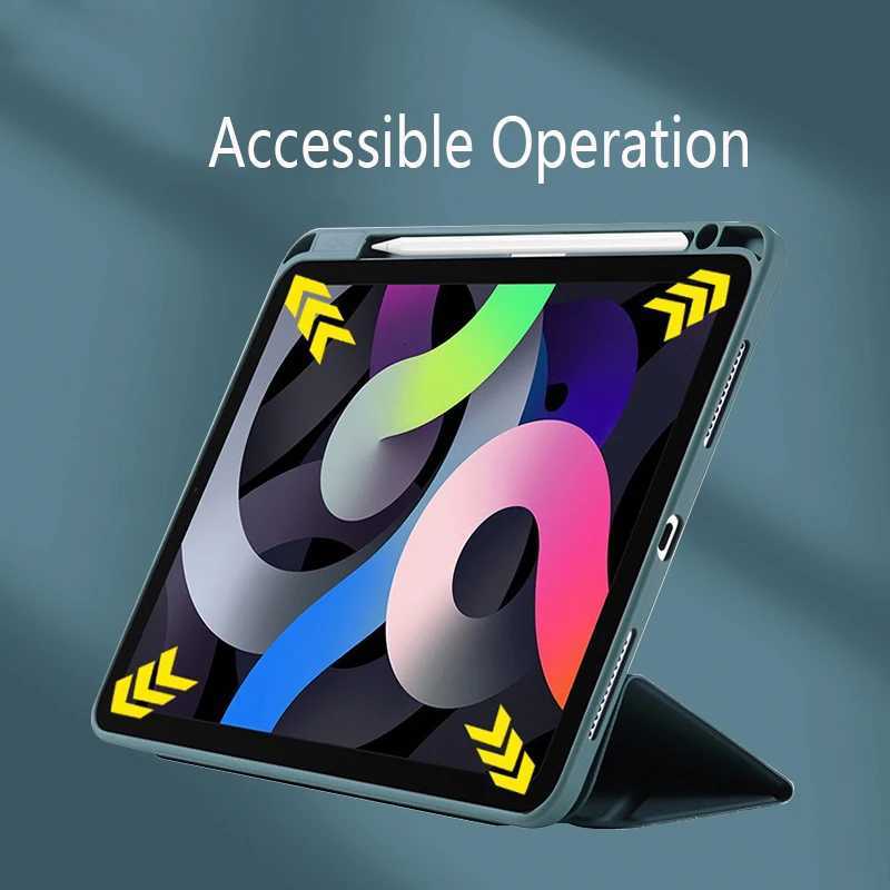 For Ipad 10 2021 Acrylic TPU Y-fold Mtifunctional Protective Case For IPad 7 8 9 102 Case Tablet Sle Pro11 129 C251208