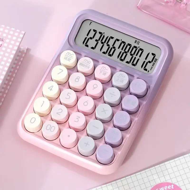 A portable Transparent Large Screen Calcator Desig specifically For Students Featuring large Buttons And A High Appeara H251208