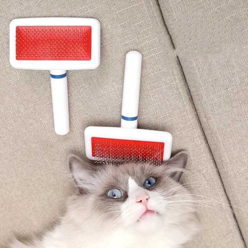 Pet Grooming Comb Brush - Cat Dog Needle Hair Remover Small Dog Grooming Tool Puppy Cat Comb for Pet Care M251208 - view 1