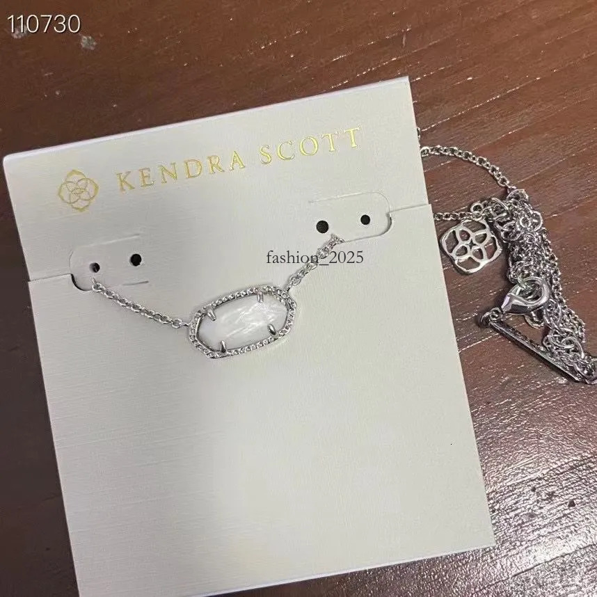 Designer Kendric Scott Necklace Jewelry Oval Gold Turquoise Short Kendrascort Necklace Chain High Quality Fashionable Kendrascottnecklace Girl ec6