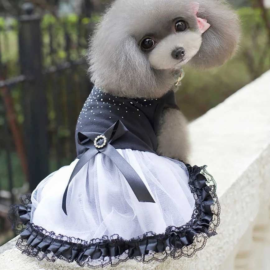 Dog Skirts Pet Wedding Dresses Pet Dresses Poodle Bichon Frise Princess Dress Summer Dog Dresses M251208