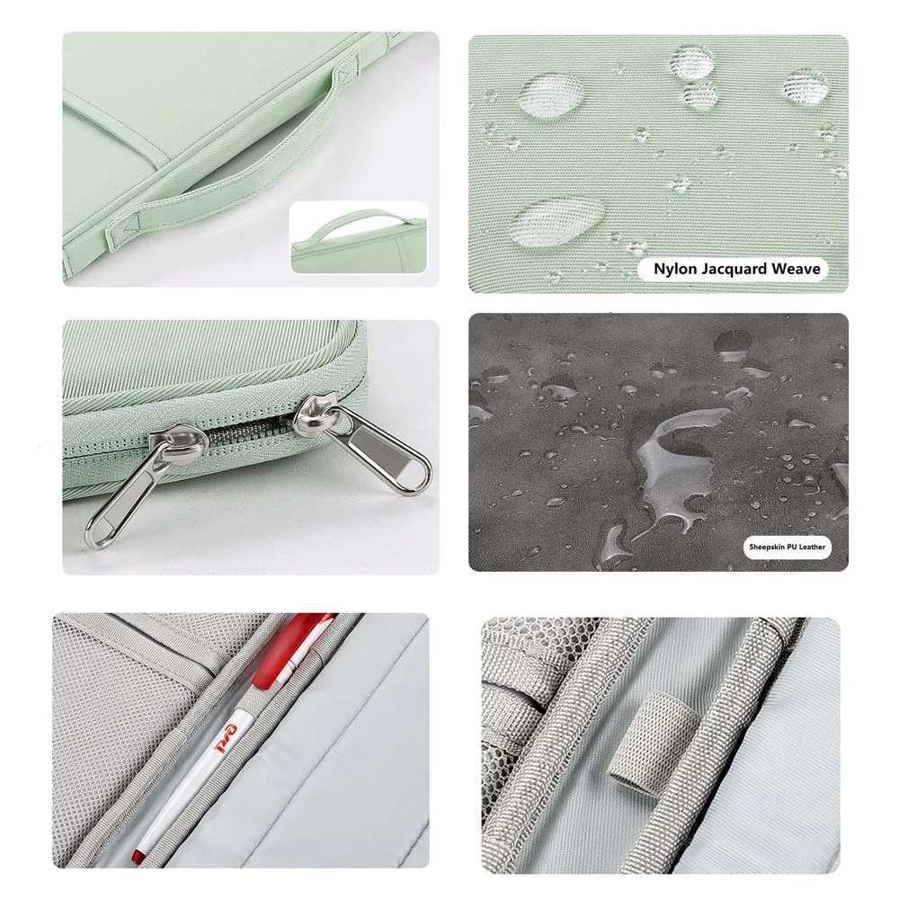 for CHUWI CoreBook X Gaming Laptop Handle Bag Storage Pouch Waterproof Sleeve Pocket for Mouse Keyboard Cable Zip Carry CaseT251208