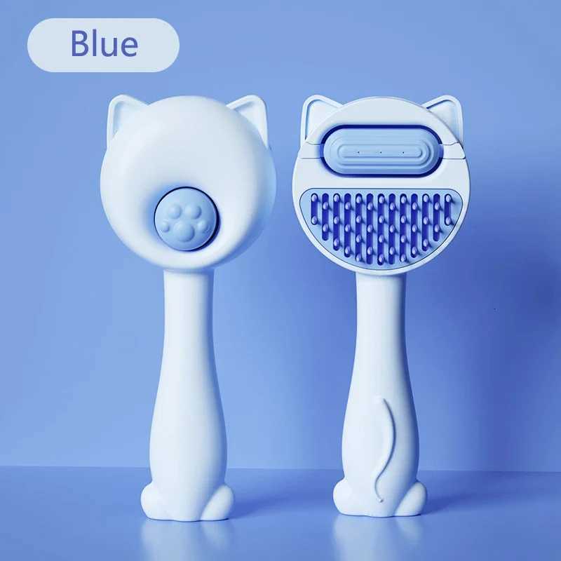 Pet Steam Massage Brush Dog Comb Soft Round Head Hair Removal Comb Safe for Cats And Dogs Universal Grooming Accessory M251208 - view 6