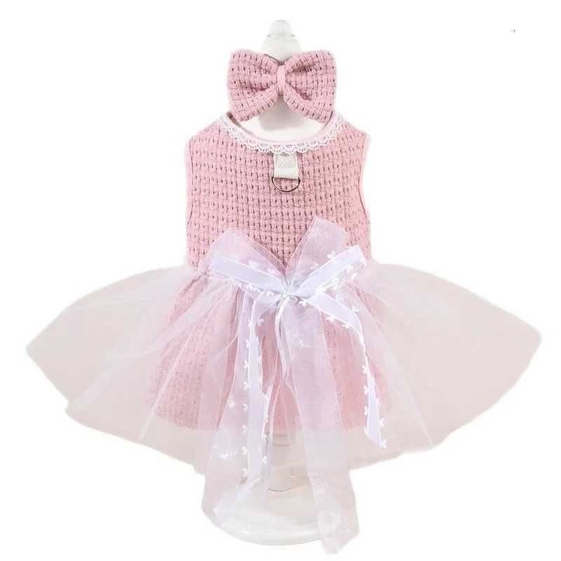 2025 New Pink Pet Cat and Dog Universal Cute Little Fragrant Gauze Skirt M251208